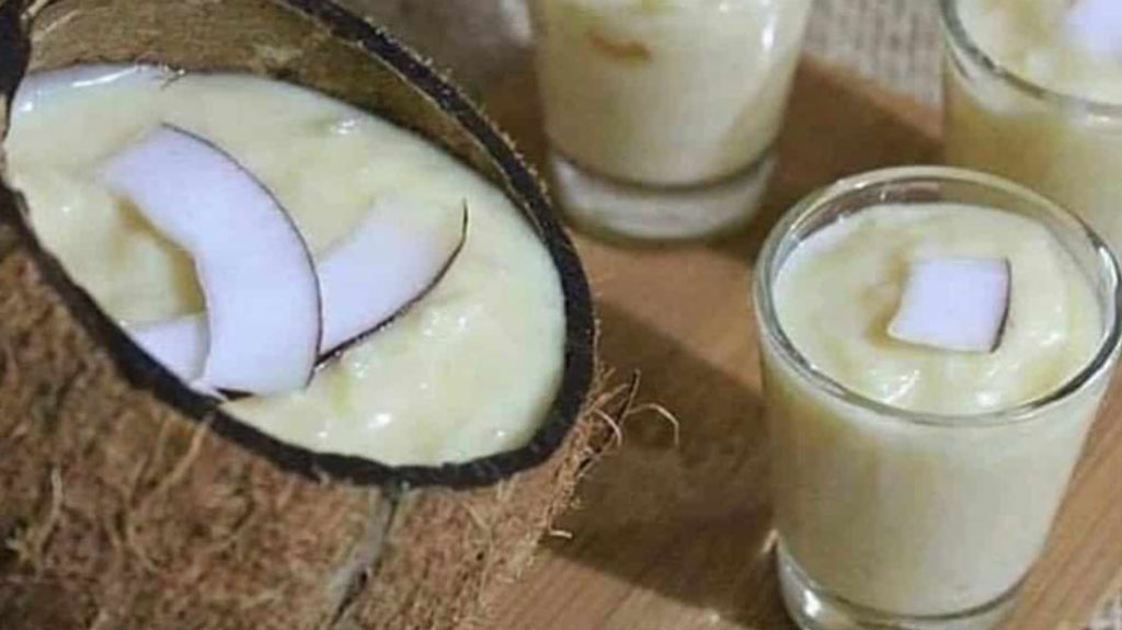 Cocada com leite de coco