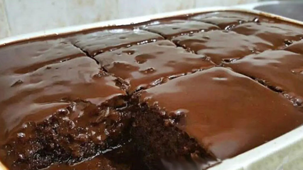 Bolo delícia de chocolate