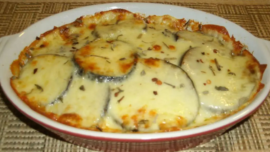 Berinjela gratinada