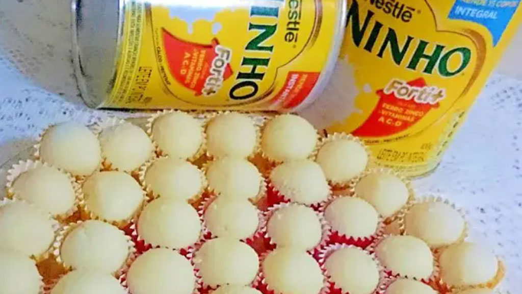 Doce de brigadeiro de ninho