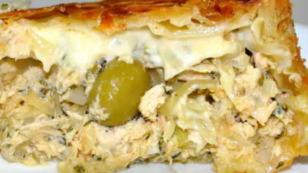 Torta gratinada de bacalhau