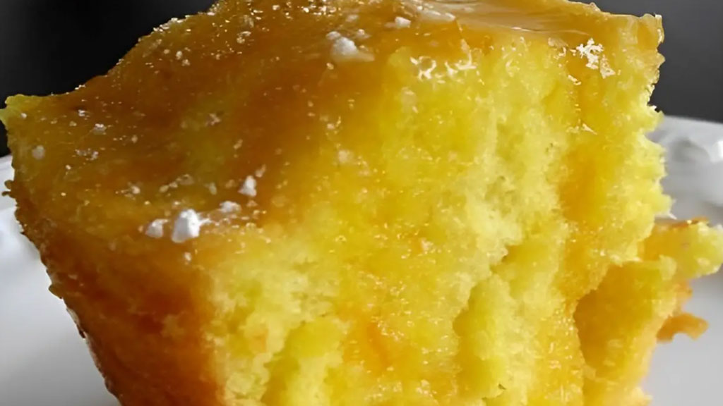 Bolinho simples de laranja