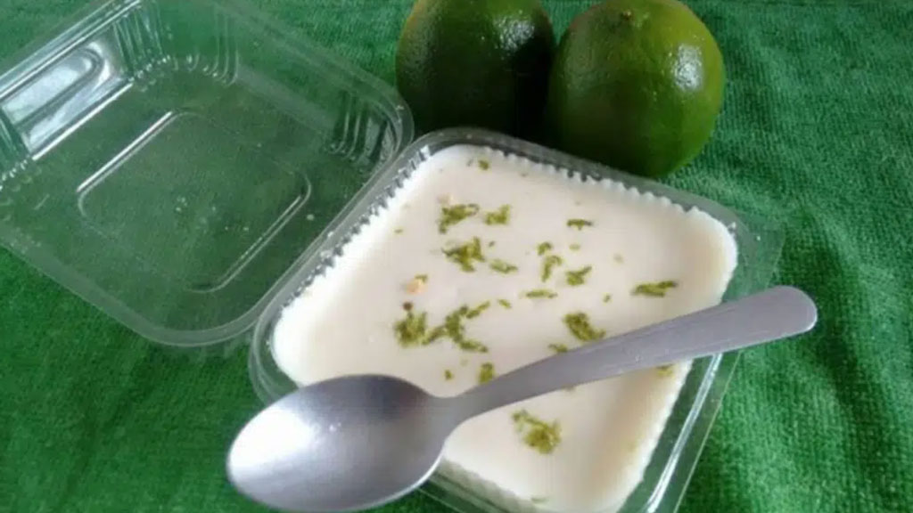 Mousse saudável de limão