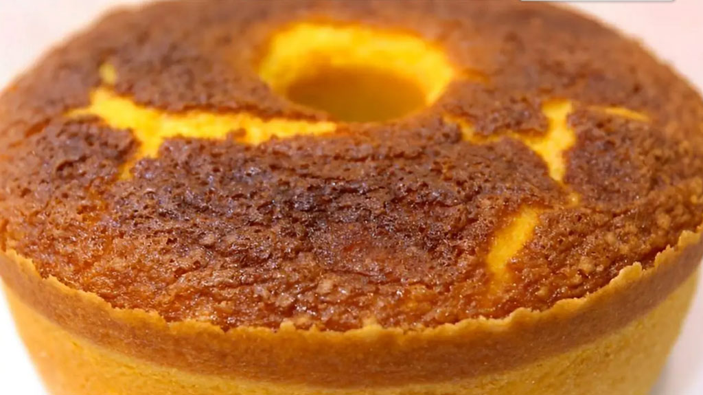 Bolo de milho com crostinha