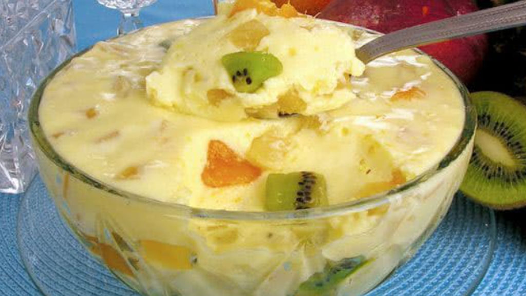 Mousse delícia de frutas