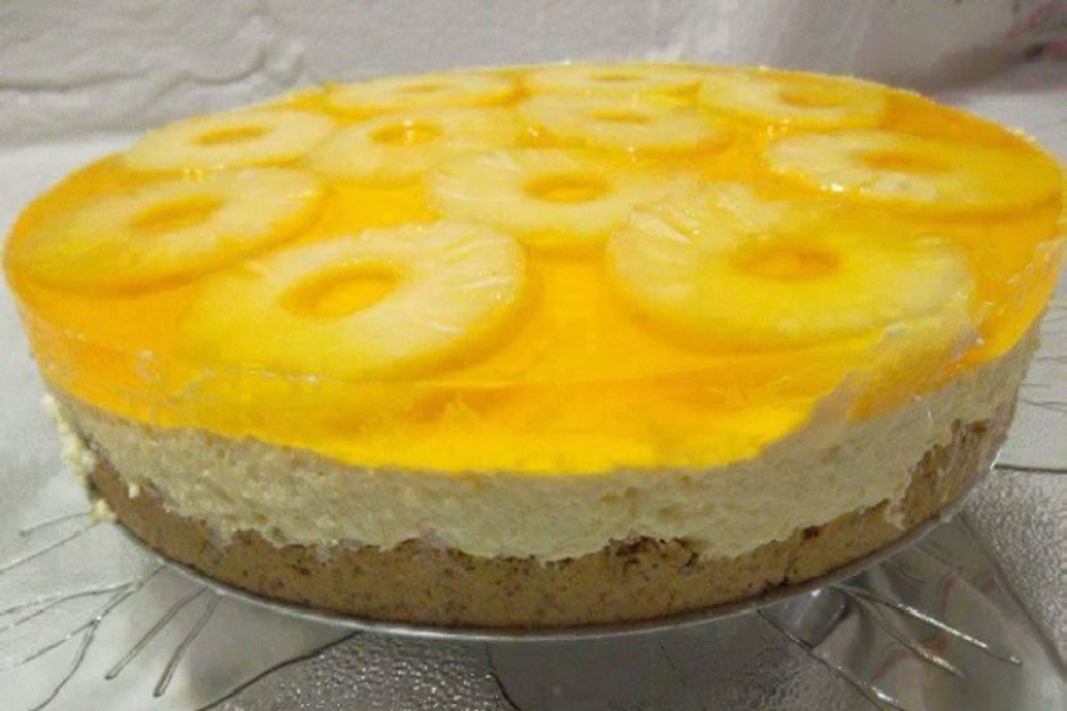 Torta de gelatina espelhada