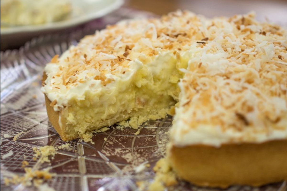 Torta deliciosa de coco