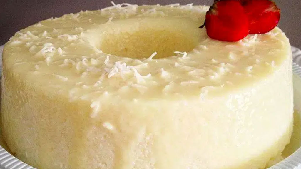 Bolo de tapioca sem forno