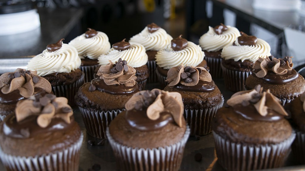 Cupcake de brigadeiro