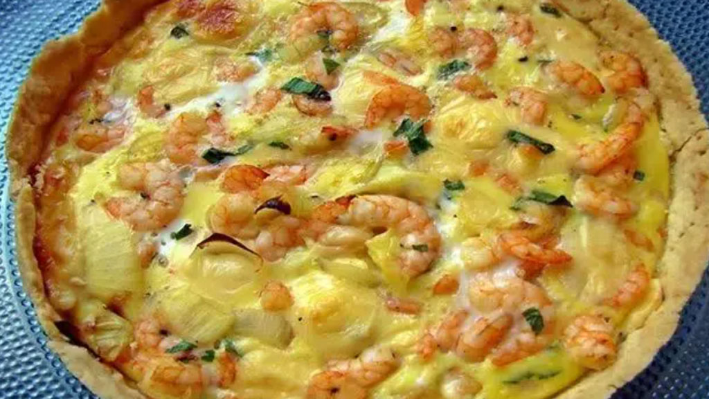 Quiche cremoso de requeijão