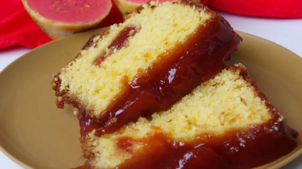 bolo de queijo com goiabada