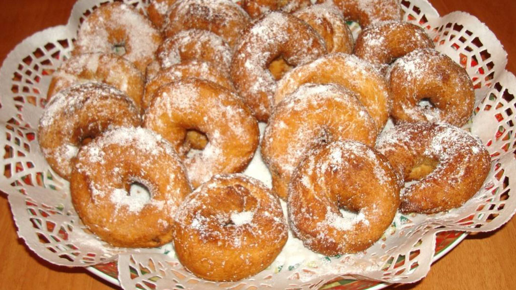 Rosquinha caseira de laranja