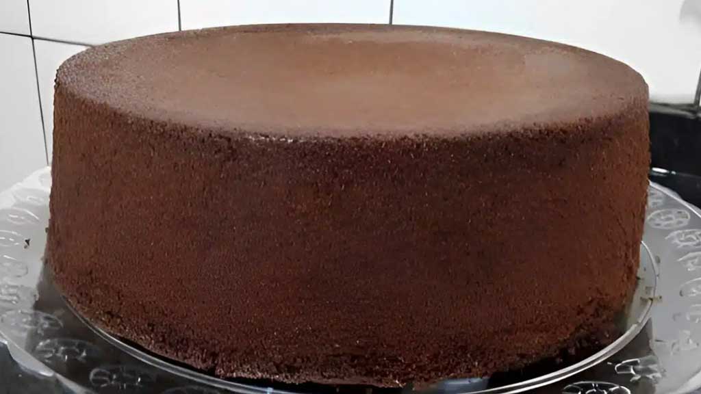 Bolo de chocolate com cacau