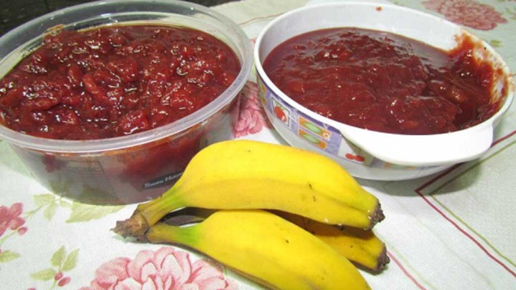 Doce cremoso de banana da vovó