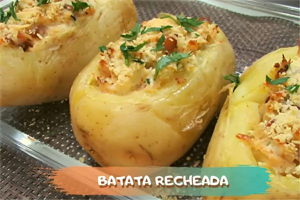 Batata recheada incrível