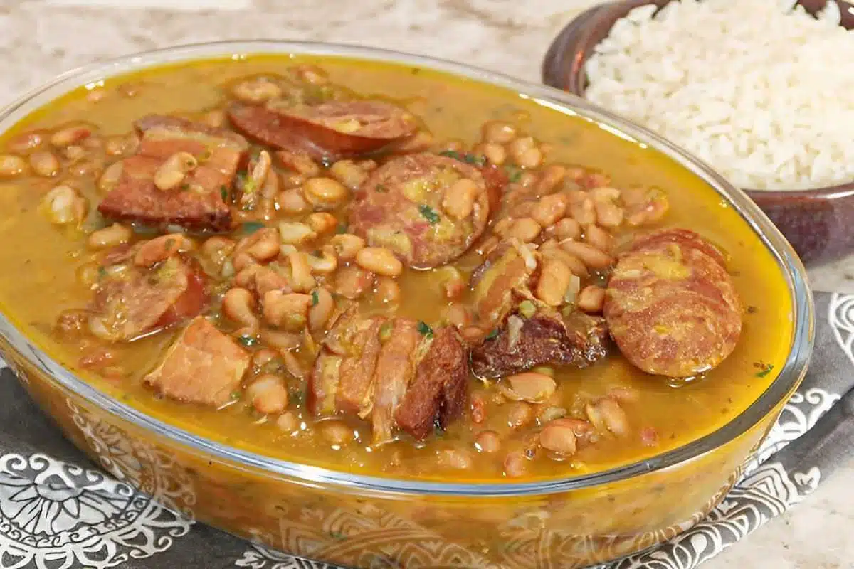 Feijão gordo caseiro