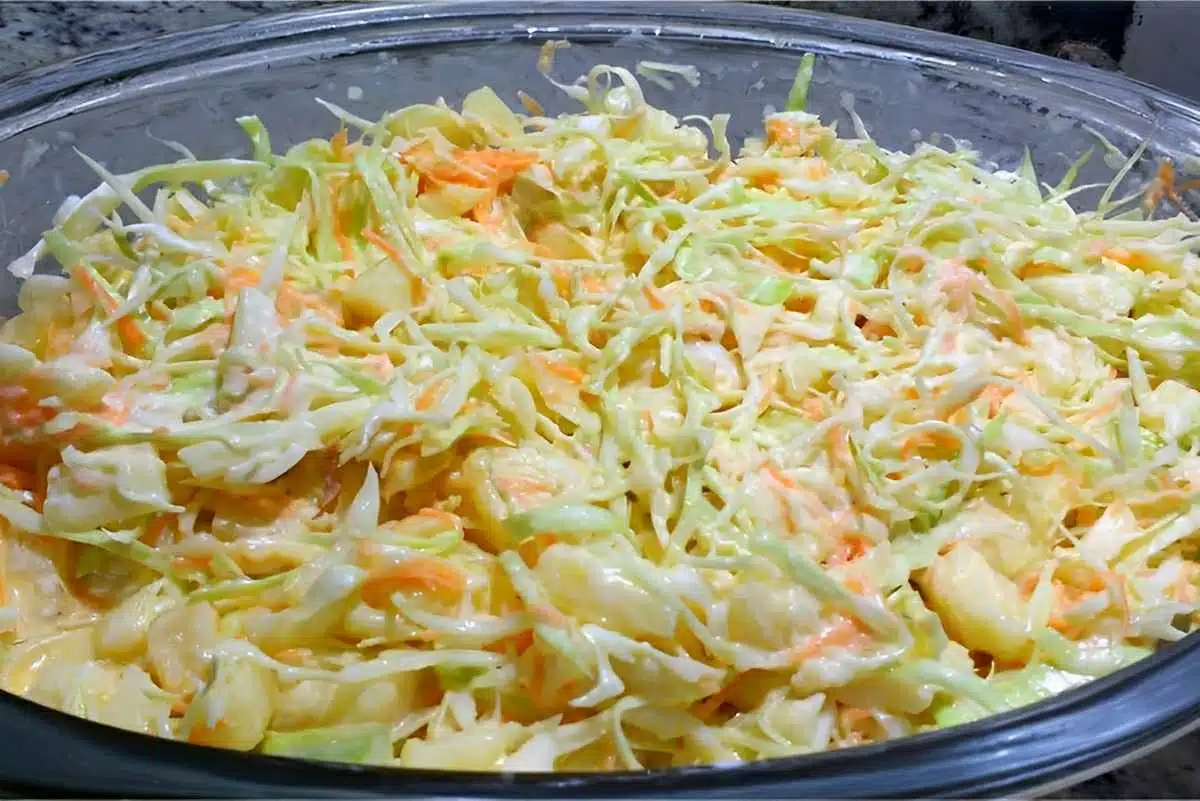 Salada de repolho fresquinha