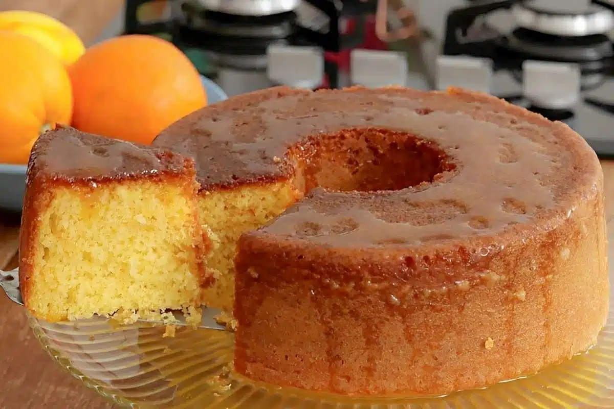 Bolo de laranja perfeito