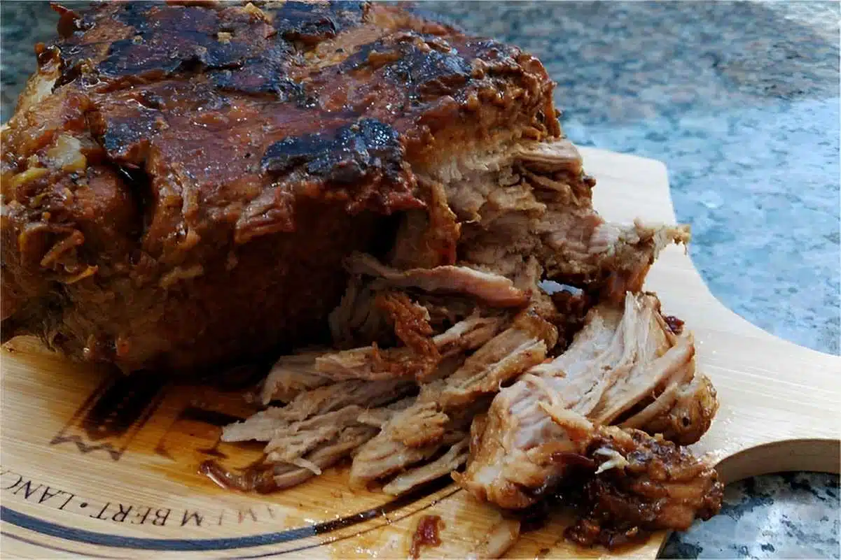 Pernil assado na panela