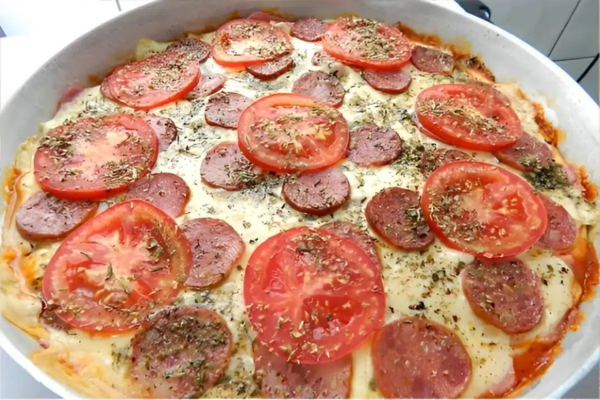 Pizza de liquidificador