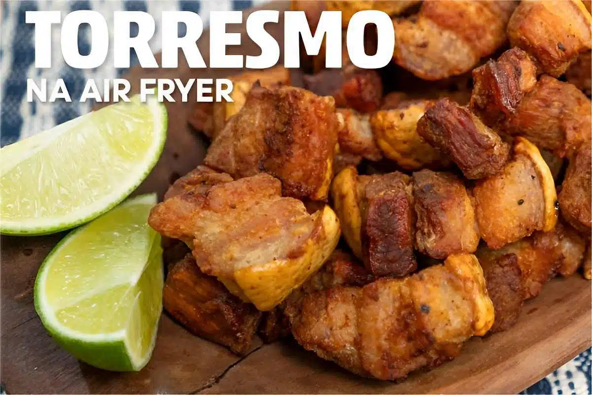 Torresmo sequinho na airfryer