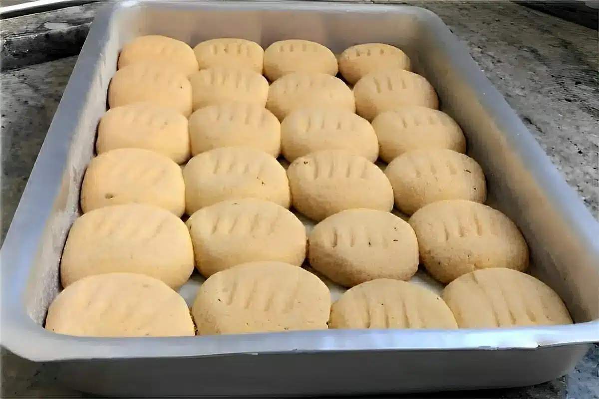 Bolachinhas de fubá com erva-doce