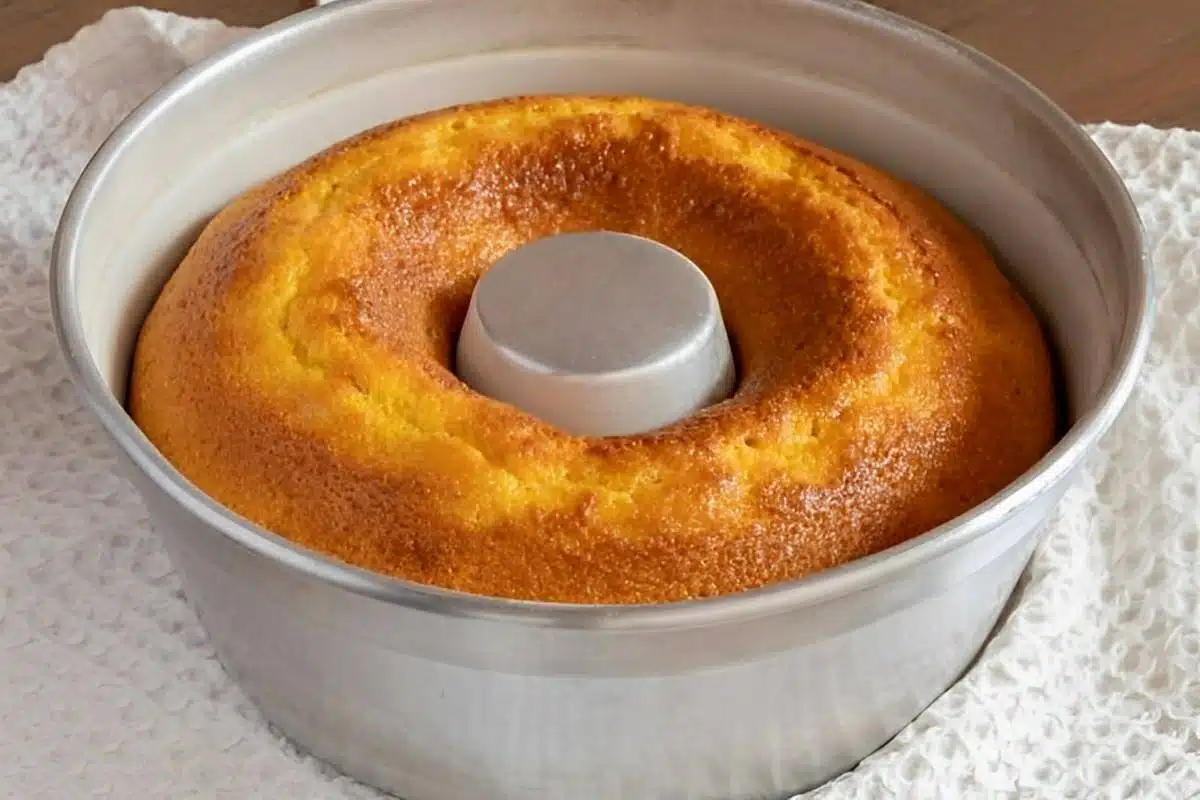 Bolo de laranja da fazenda