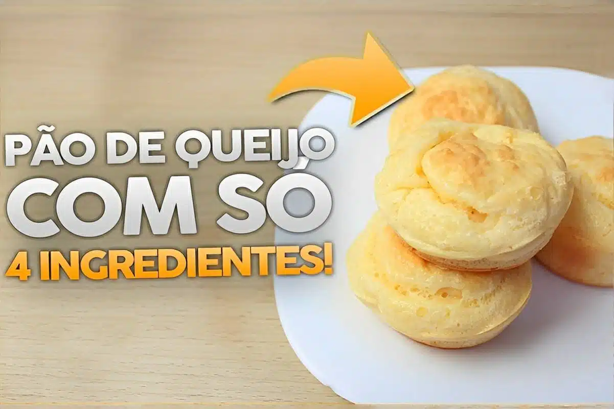 Pão de queijo de tapioca no liquidificador