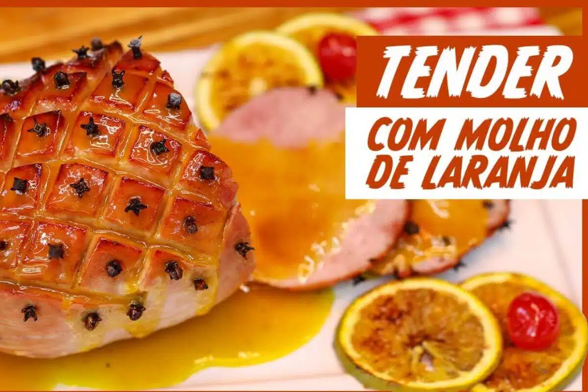 Tender com molho de laranja