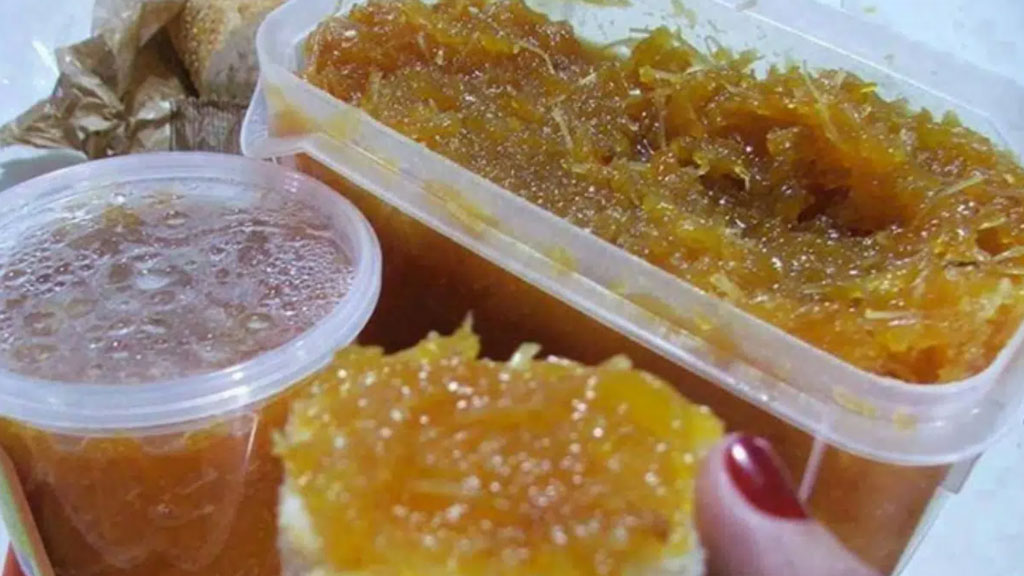 Doce de mamão com coco da vovó