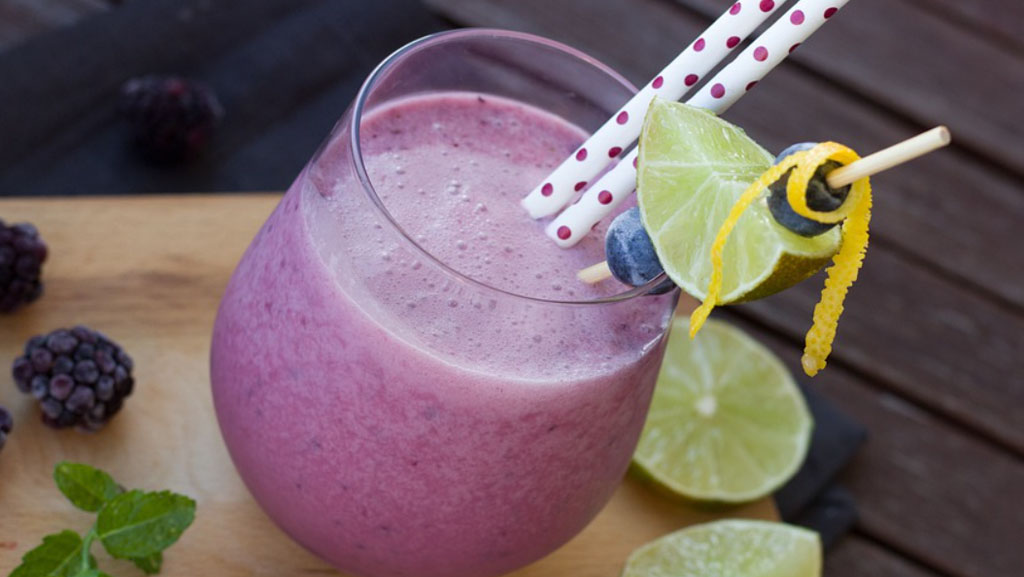 Smoothie de vinho refrescante