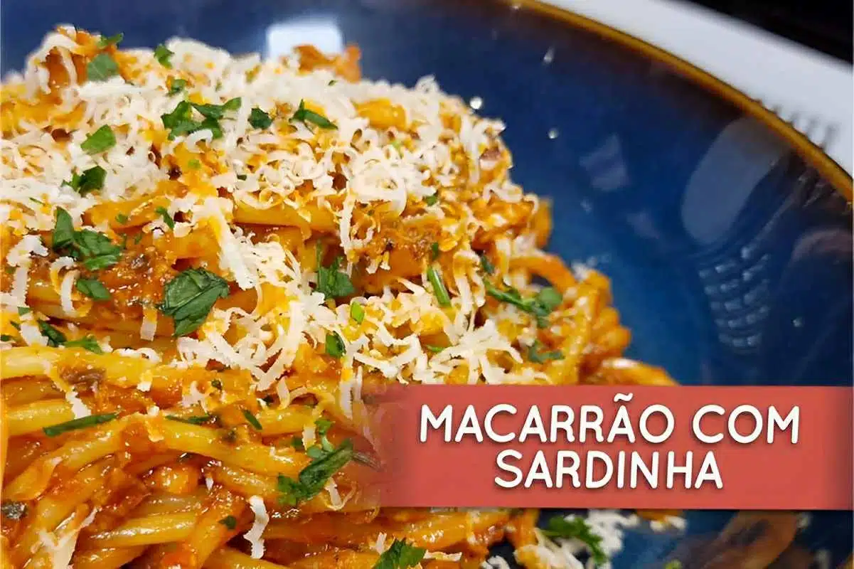 Macarrão com sardinha