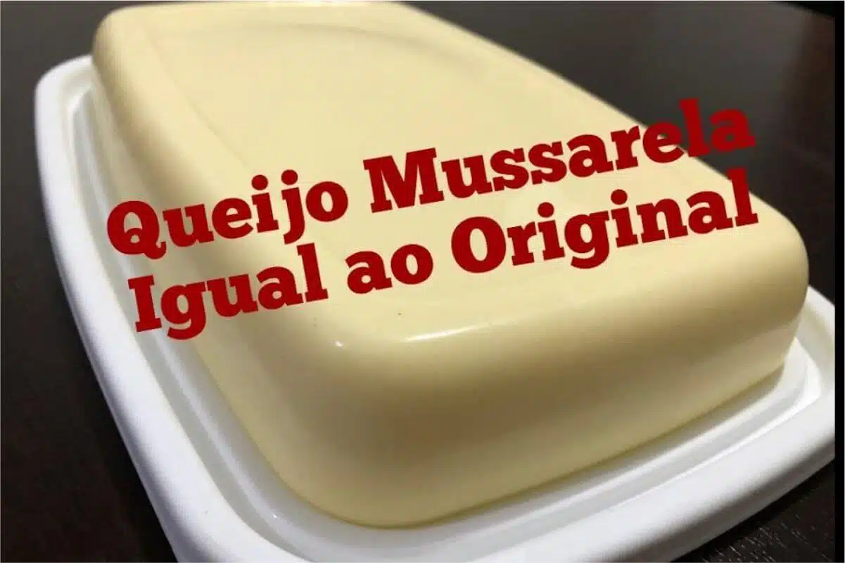 Mussarela caseira com 2 queijos