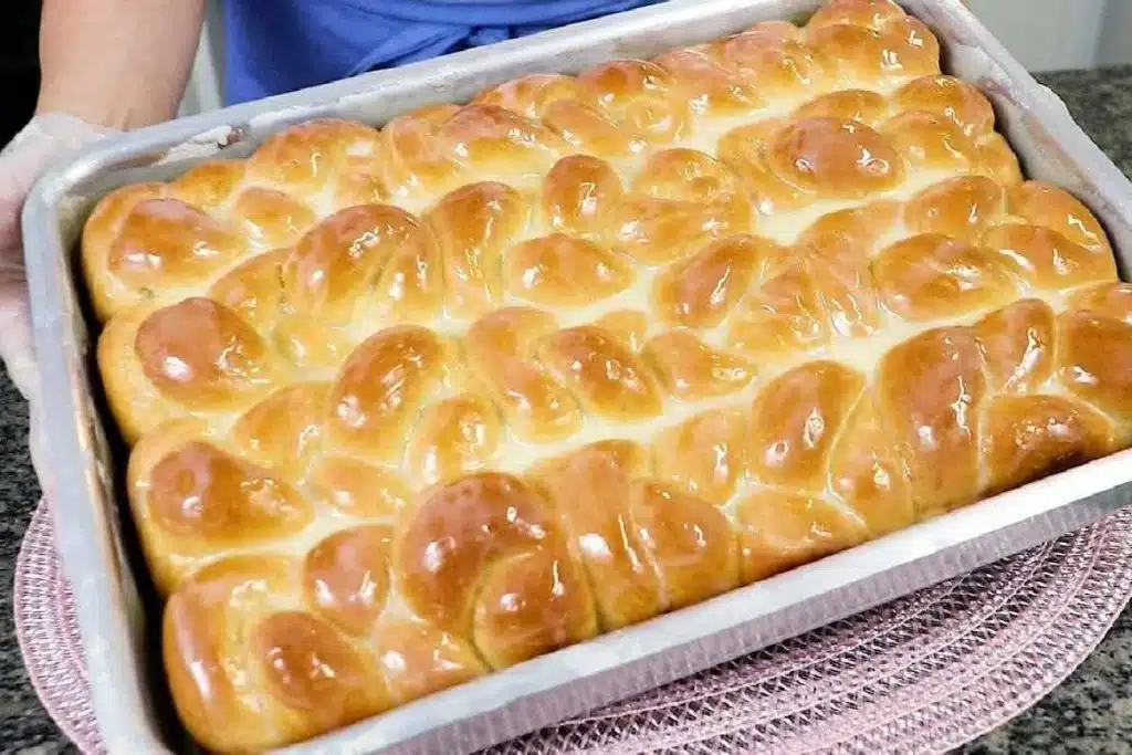 Pão caseirinho de leite ninho