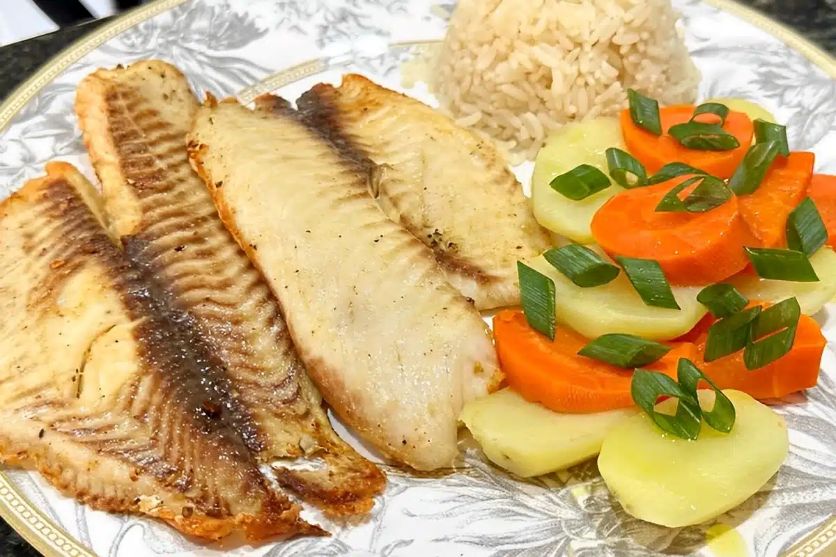 Peixe na airfryer