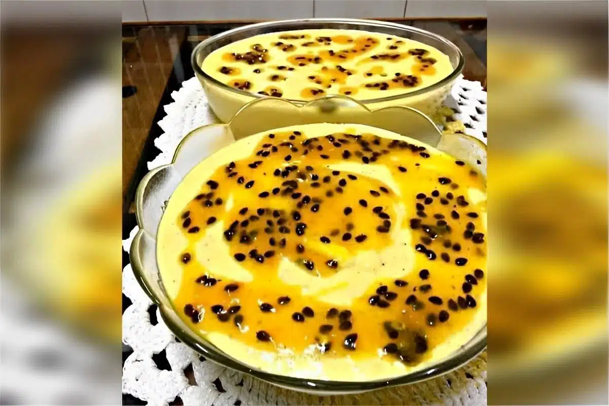 Mousse de maracujá cremoso