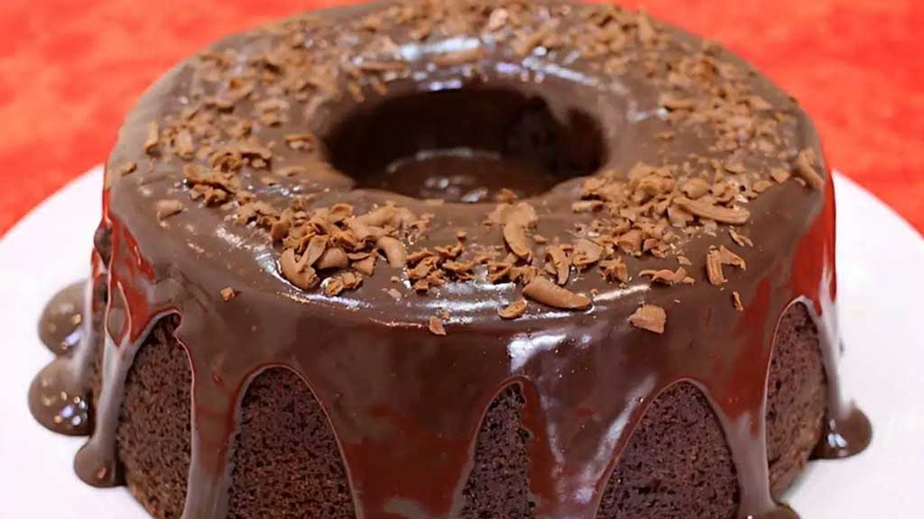 Bolo de chocolate fácil e rápido