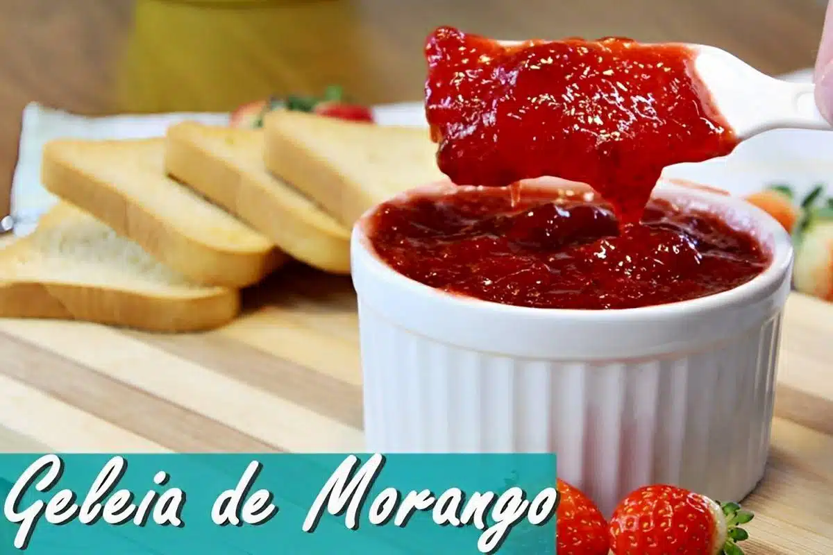 Geleia de morango caseira