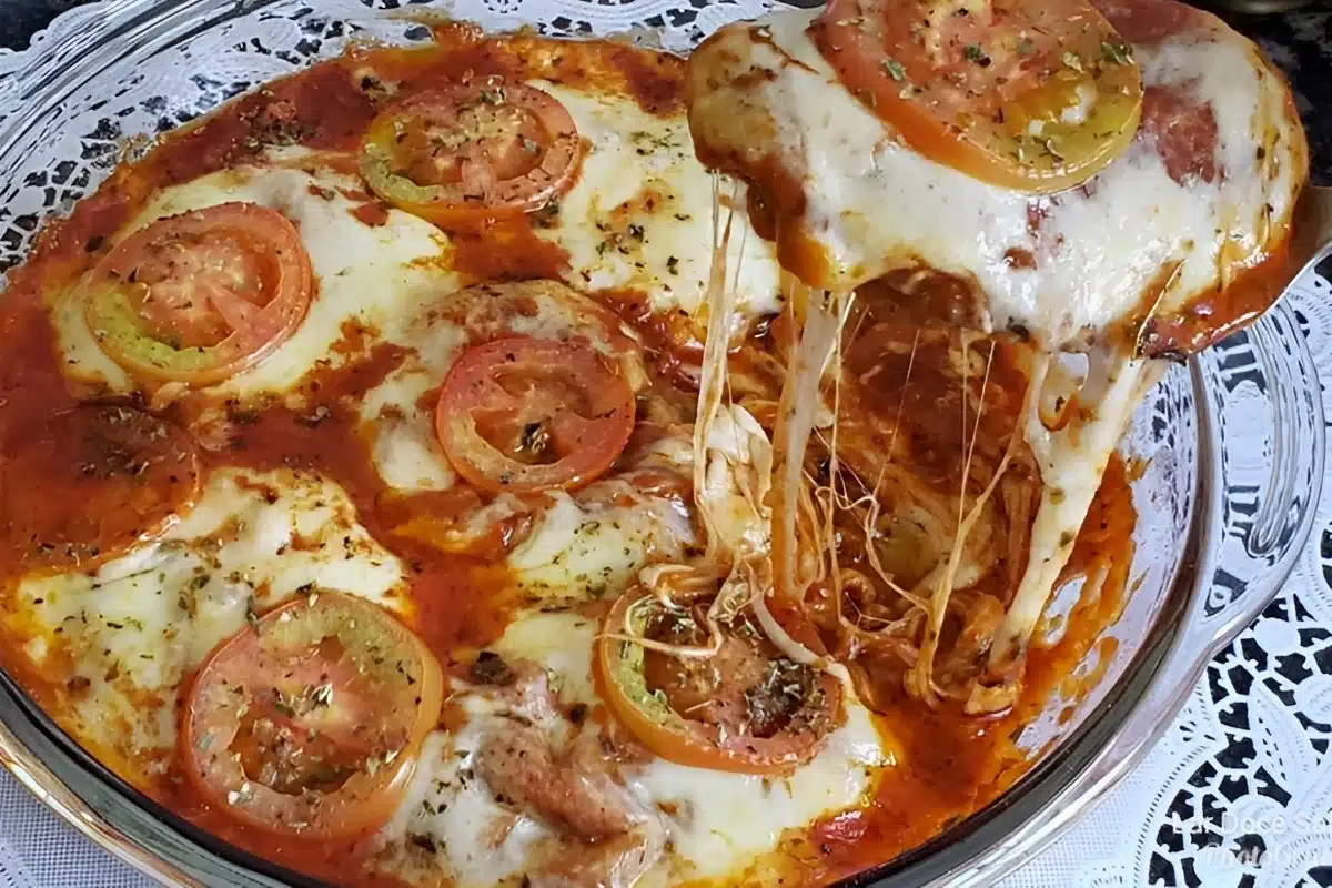 Hambúrguer à parmegiana