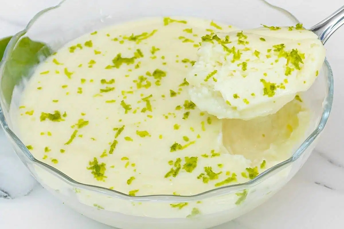 Mousse de limão cremoso