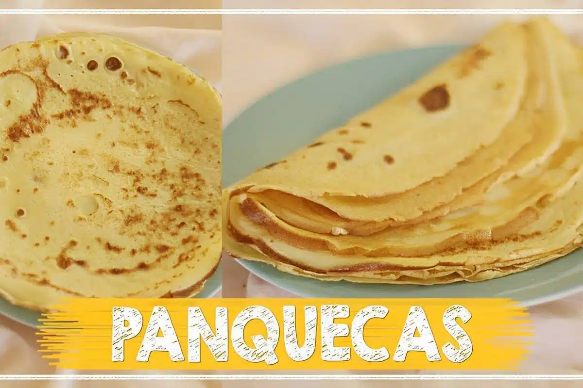 Panqueca caseira de 3 ingredientes