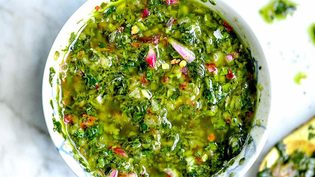 Tempero caseiro de chimichurri