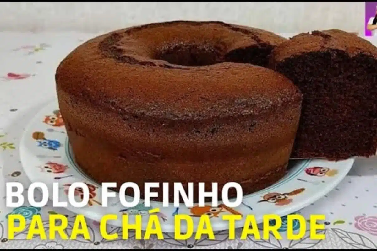 Bolo de chocolate nuvem