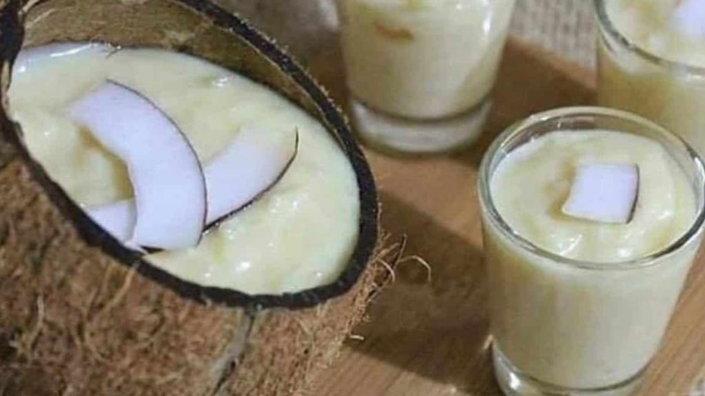 Cocada com leite de coco