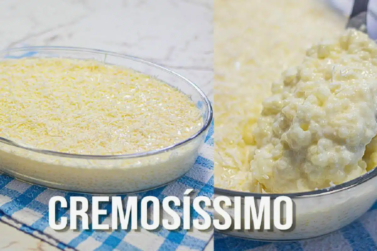 Creme de tapioca cremoso