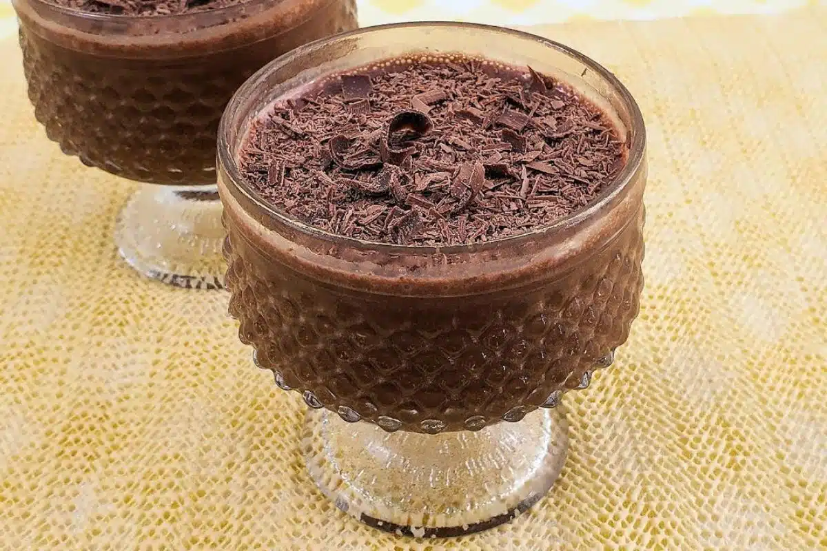 Mousse de chocolate cremosa