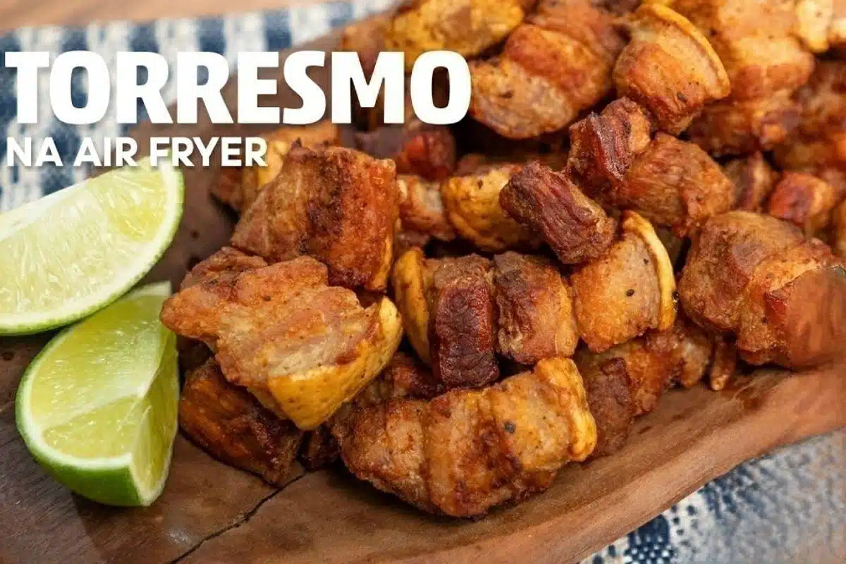 Torresmo sequinho na airfryer