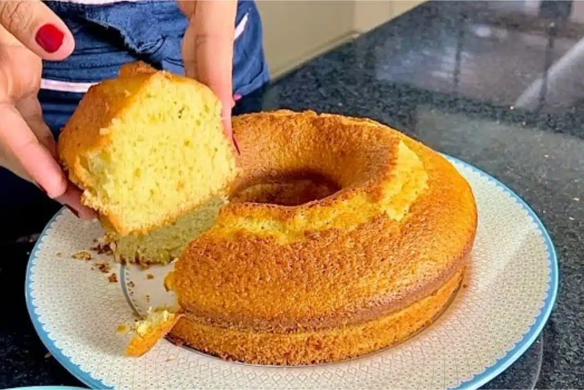 Bolo de laranja caipira