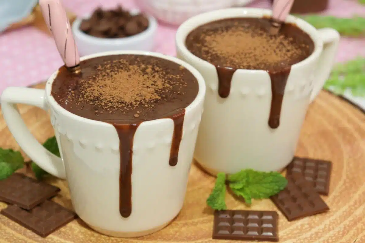 Chocolate quente cremoso