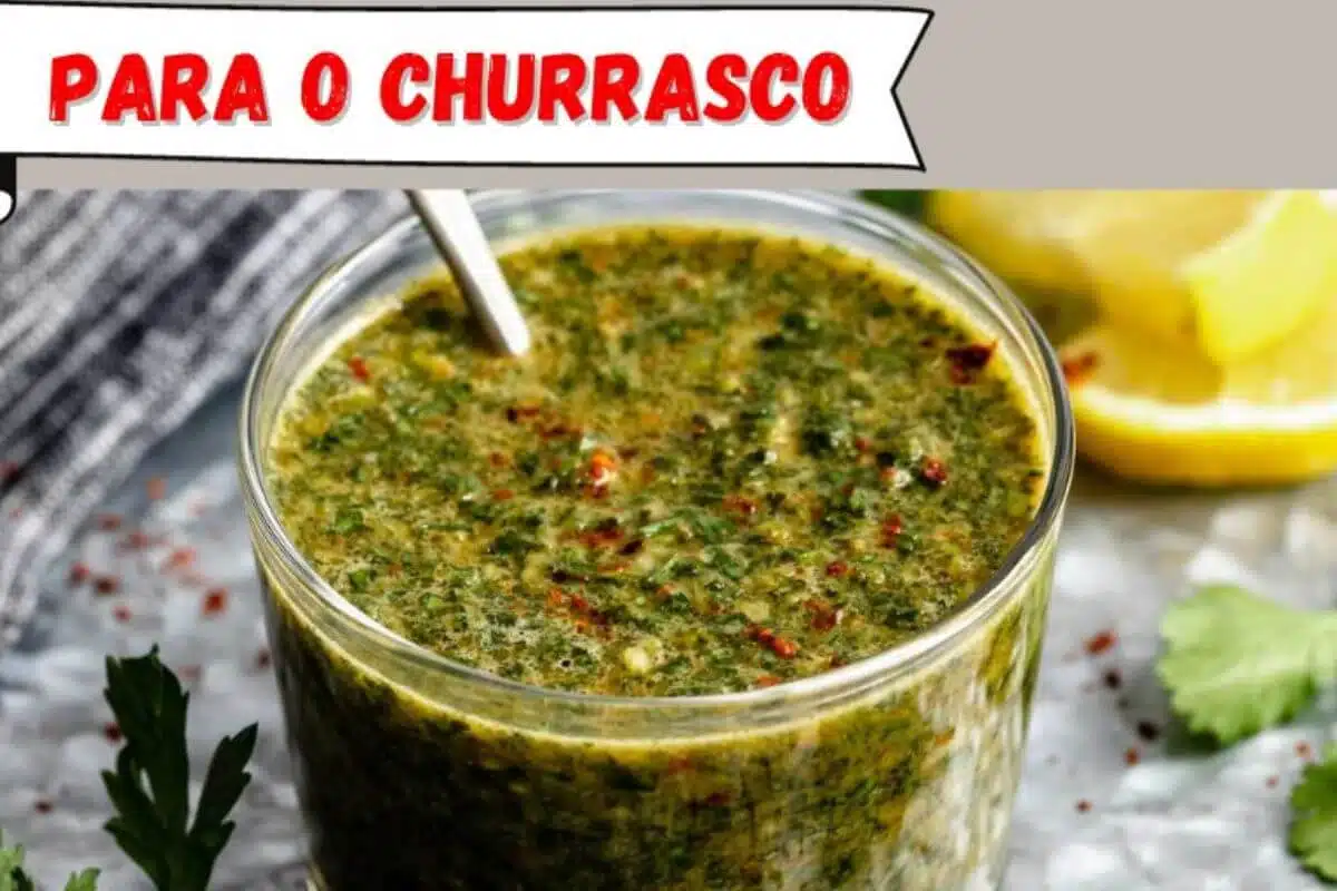 Molho chimichurri caseiro